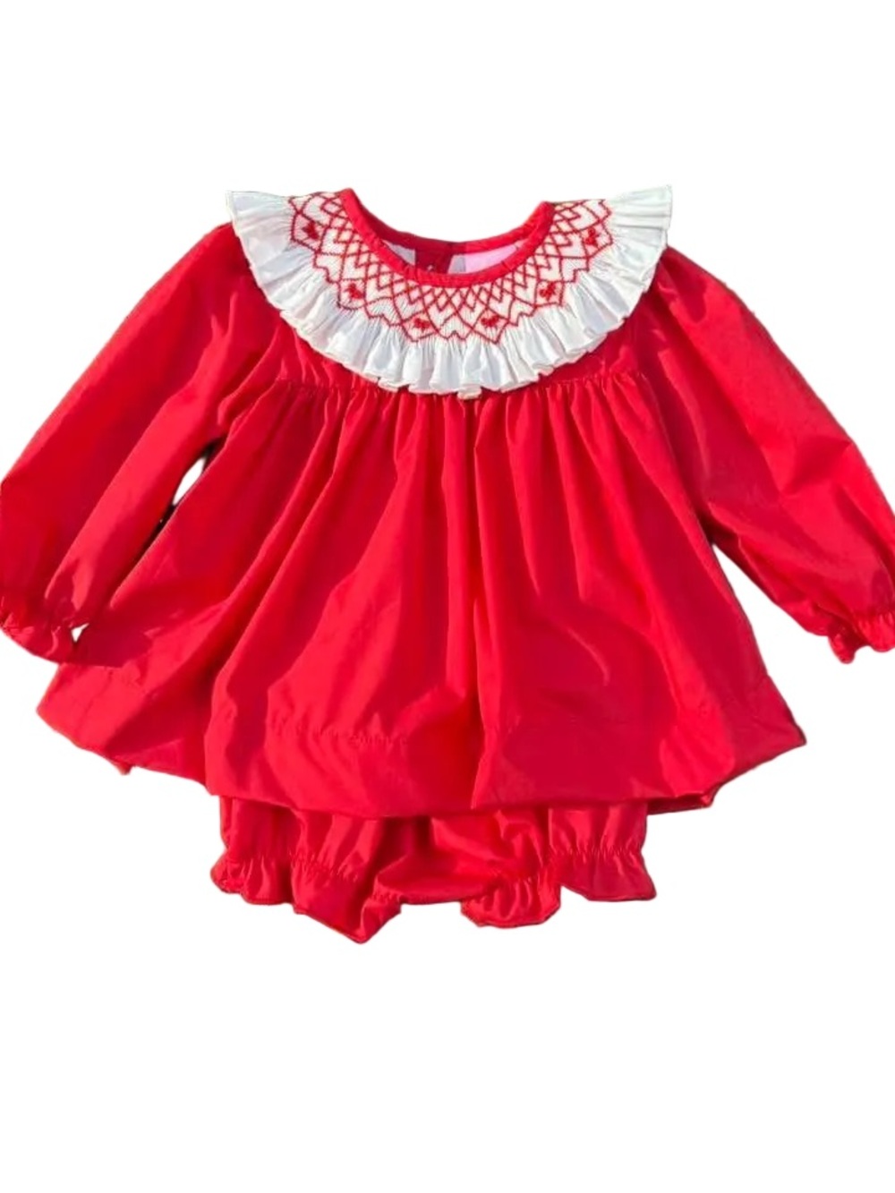Red Bow Bloomer Set